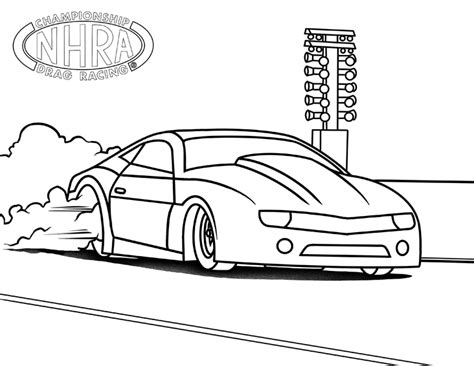 drag car coloring pages  printable race car coloring pages