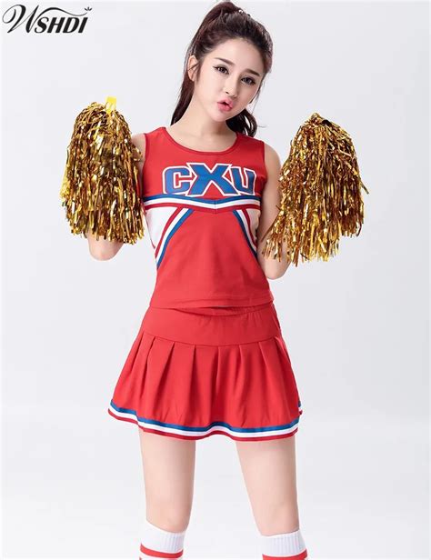 S Xxl New Glee Style Cheerleading Costumes Cheer Uniform Sexy High