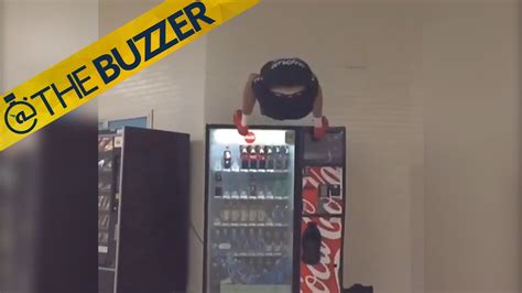 Dude Box Jumps On To A Vending Machine For Real Youtube