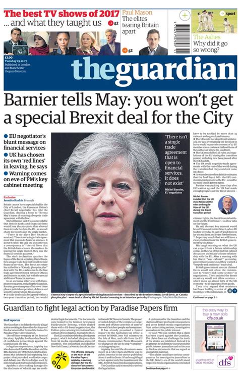 newspaper headlines  bespoke brexit deal  london bbc news