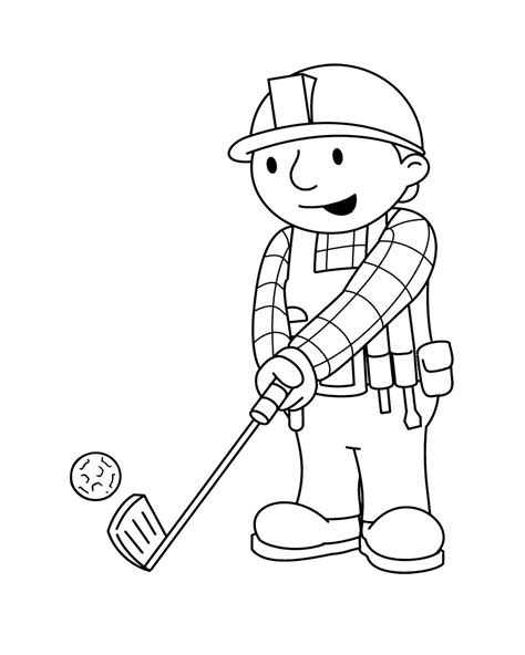 golf coloring pages  coloring pages  kids