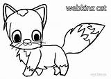 Pages Coloring Webkinz Kids Cat Printable Cool2bkids Library sketch template