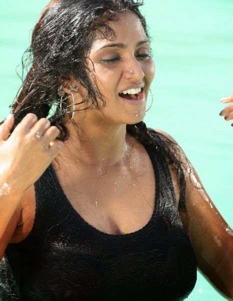 Indian Hot Actress Actress Bhuvaneswari Hot In Black