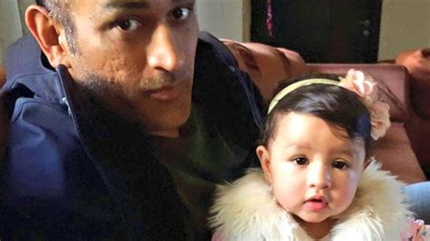 happy birthday ziva this dhoni father daughter pic will melt your heart latest news