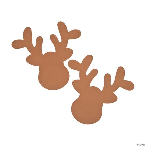 jumbo reindeer head shapes
