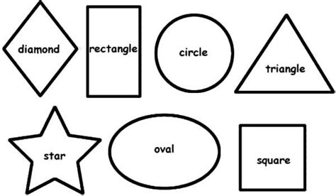 shapes coloring sheets google search preschool coloring pages