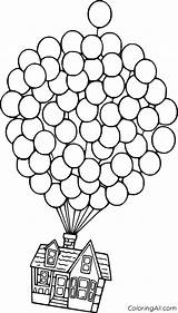 Coloringall Balloons Russel sketch template