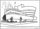 Guggenheim Museum Plan Coloring Wright Lesson Rating sketch template