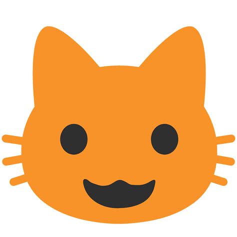 grinning cat emoji clipart   transparent png creazilla