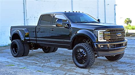 lifted  black ford    sinister ford truck enthusiasts forums