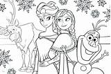 Pages Elsa Coloring Baby Frozen Disney Printable sketch template