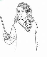 Potter Harry Coloring Pages Luna Lovegood Printable Carefree Eccentric sketch template