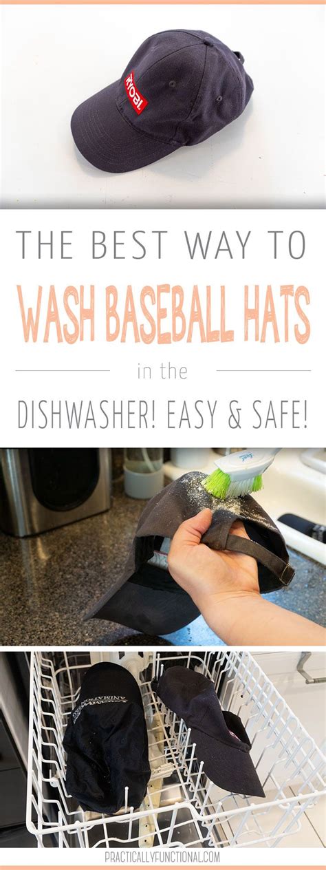 wash  baseball cap   dishwasher washing hats