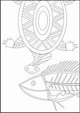 Aboriginal Pages Coloring Colouring Templates Dot Animals Sheets Colour Painting Book Australian Worksheet Symbols Week Reconciliation Kids Indigenous Drawing Printable sketch template