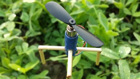 flying drone  single motor diy toy youtube