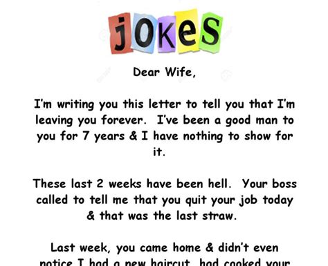 A Man Decides To Leave His Wife Her Reply Is Priceless Quit Job