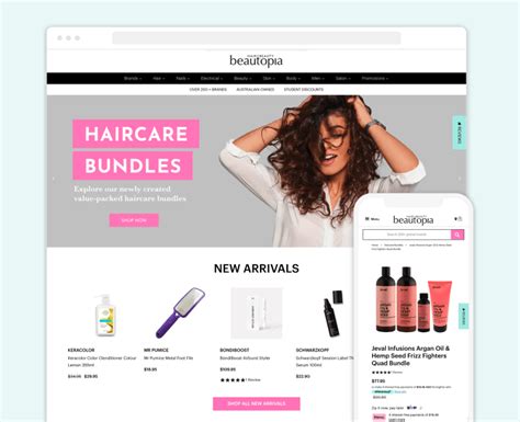 beauty ecommerce stores  examples  genovawebart