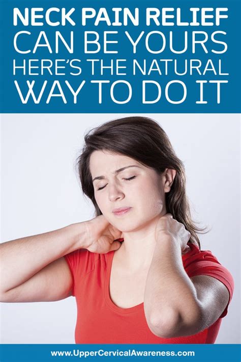 neck pain relief       natural
