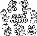 Coloring Pages Mario Maker Super Getcolorings Printable Color sketch template
