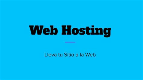 web dev module  web hosting youtube