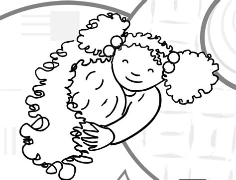 coloring page featuring multicultural children printable etsy