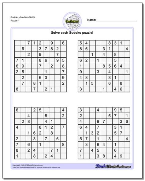 images  medium printable sudoku sheets sudoku medium level