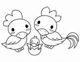 Coloring Chicken Baby Pages sketch template
