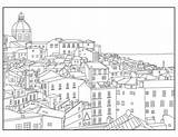 Lisbon sketch template