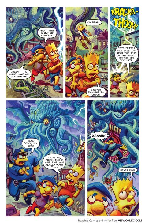 Bart Simpsons Treehouse Of Horror 019 2013 Read Bart Simpsons