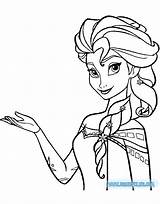 Elsa Frozen Coloring Disney Pages Anna Disneyclips Printable Drawing Colouring Para Book Gif Printables Clipartmag Colorear Color Dibujos Print Getdrawings sketch template