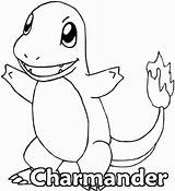 Charmander Coloring Pokemon sketch template