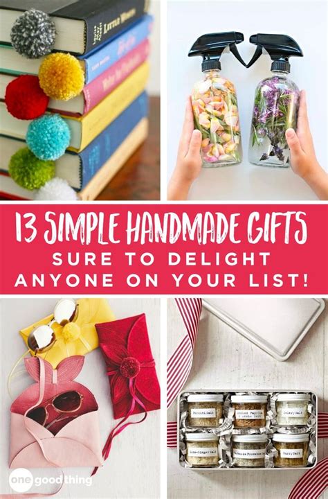 simple handmade gifts    year diy gifts cheap easy handmade gifts