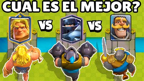 cual es el mejor caballero de clash royale caballero dorado