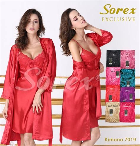 Baju Tidur Seksi Nyaman Sorex Exclusive Kimono 7019 Di Lapak Aneka