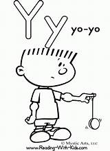 Coloring Pages Letter Alphabet Into Printable Book Yoyo Turn Preschool Kids Make Sheet Yy Letters Activities Playing Yo Color Online sketch template