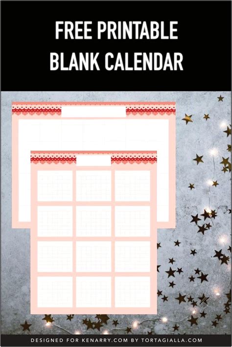 printable blank monthly calendar template templates resume