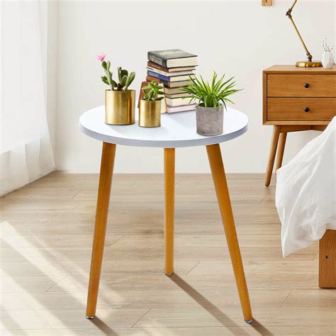 bamboo  table modern  bedside nightstand small table  coffee