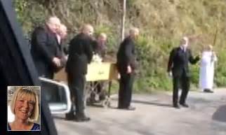 Bizarre Video Captures Moment Woman S Coffin Is Pushed Uphill To Her