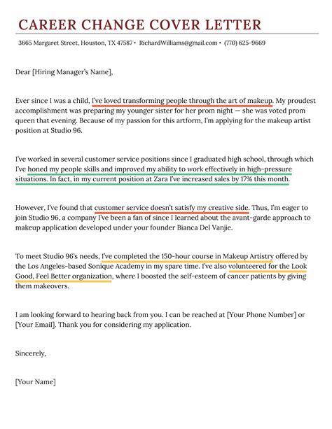 professional cover letter examples  job seekers   blog hong