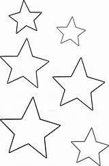 Coloring Six Star Wecoloringpage sketch template