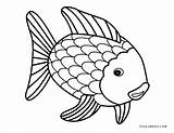 Rainbow Fish Coloring Pages Template Printable Drawing Getdrawings sketch template
