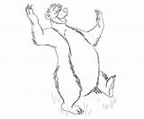 Baloo Pages Character Coloring Getdrawings Temtodasas sketch template