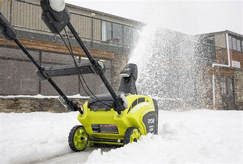 cordless battery powered snow blowers