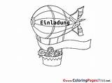 Airship Colouring Birthday Coloring Sheet Title sketch template
