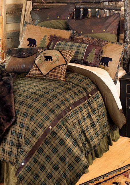 alpine bear log cabin bedding log cabin furniture rustic cabin decor bedroom furniture