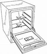 Dishwasher Drawing Getdrawings sketch template