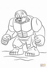 Coloring Lego Hulk Pages Printable sketch template