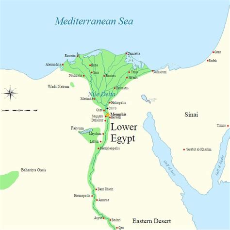 ancient egypt  kingdom map