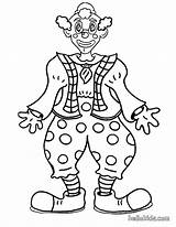 Clown Coloring Pages Circus Printable Face Scary Print Clowns Creepy Drawing Kids Colouring Faces Happy Popular Adult sketch template