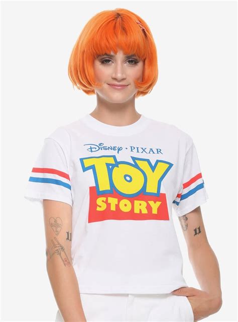 Disney Pixar Toy Story Logo Girls Athletic T Shirt Hot